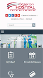 Mobile Screenshot of edgertonhospital.com